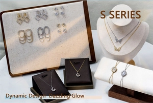 Exquisite jewelry set featuring silver and gold butterfly necklaces with cubic zirconia studs