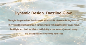 Detailed view of 5A cubic zirconias material on elegant earrings with dynamic design