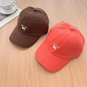 Casquettes de baseball en coton avec broderie chat et texte IT'S A CAT sur bois