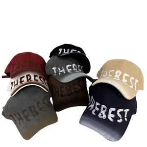 Vintage washed baseball cap collection with THE BEST embroidery in seven various colors