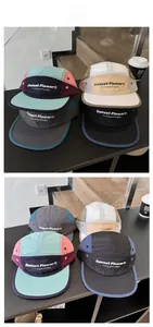 Détails des casquettes camper multicolores en nylon séchage rapide avec logo de marque
