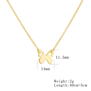 Detail of s925 sterling silver butterfly pendant with size and weight measurements