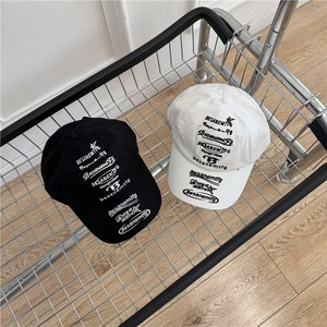 Retro Streetwear Letter Embroidery Baseball Cap Unisex Vintage Vibes Adjustable Soft Top Acrylic Sunshade Sun Hat