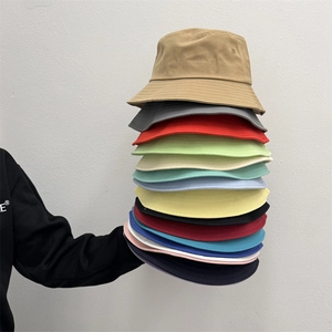 Cappello da Pescatore in Acrilico Tinta Unita Grande Circonferenza Testa Protezione Solare Pieghevole per Donna Uomo Outdoor Viaggio