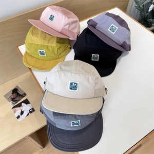 Japanese Quick Dry Acrylic Five Panel Cap Men Women Adjustable Outdoor Camping Baseball Cap Techwear Sun Hat Summer