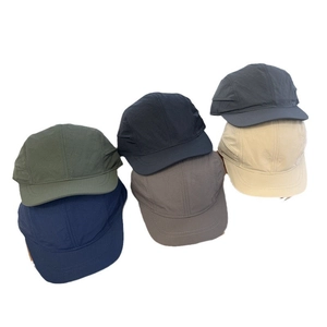 Quick-dry nylon short brim baseball caps in multiple colors for a vintage street look