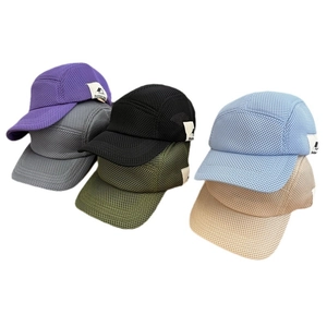 Outdoor mesh baseball caps in multiple colors featuring breathable lightweight fabric