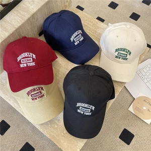 Casquette de Baseball en Polyester avec Broderie Brooklyn pour Hommes Femmes Rétro Réglable Chapeau de Soleil Extérieur