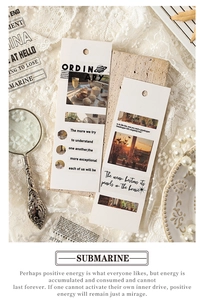Gros plan d'autocollants vintage avec photos de paysages et citations inspirantes