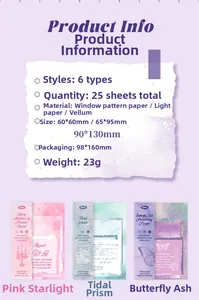 Dettaglio di varie carte decorative testurizzate per scrapbooking fai-da-te e layering