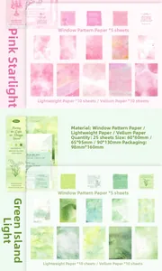 Dettaglio del kit di carta decorativa acquerello pastello per scrapbooking e fai-da-te