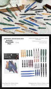 Detalle de recortes de papel artísticos en forma de pluma para álbumes de recortes y DIY