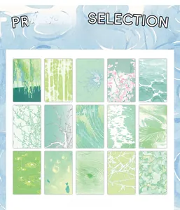 Détails de 15 motifs de papier aquarelle Fantaisie Saison des Pluies pour scrapbooking