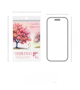 Size comparison of Four Seasons tree sticker with 151x93mm spring themed illustration