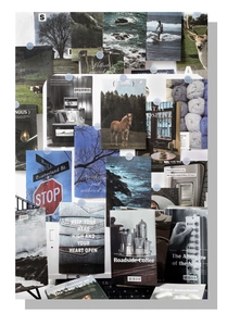 Detailed grid display of 50 artistic DIY deco cards featuring nature and lifestyle themes
