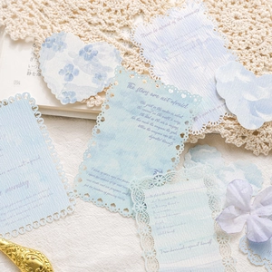 Papel de Material de Scrapbooking de Encaje Calado Retro para Decoración de Planificador de Bricolage Papel Texturizado Color Morandi
