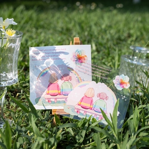 Lot de stickers sur le thème des filles en fleurs pour la décoration de scrapbooking
