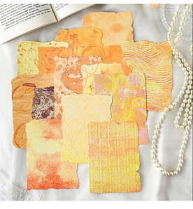 Papel texturizado vintage con patrones marmoleados y relieve floral para manualidades DIY