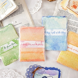 Papel decorativo artístico con textura de acuarela y relieve floral para manualidades DIY