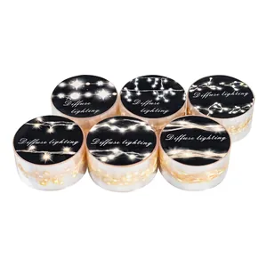 Set di 6 nastri adesivi in PET con motivi a luce diffusa per decorazione di diari e agende