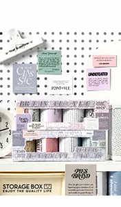 Dettagli del set di nastro washi vintage con temi inglesi per DIY e decorazione d'arte