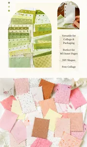 Detalle de recambios de agenda M5 vintage y pegatinas decorativas para scrapbooking DIY