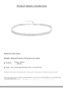 Macro shot of double row pavé cubic zirconia on S925 sterling silver bracelet detail
