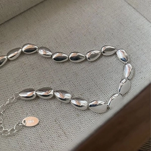 S925 Sterling Silver Bean Bracelet For Women Minimalist Droplet Bead Chain Hand Jewelry Elegant Personalized Style Accessories