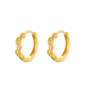 S925 Sterlingsilber Blatt Textur Creolen Für Damen Minimalistische 18K Vergoldete Kleine Huggie Ohrringe Edler Schmuck