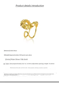 Macro detail of S925 sterling silver ring with 18k gold wavy pleated texture finish