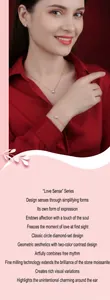 Detail eines Roségold-Armbands mit Moissanit-Steinen am Handgelenk eines Models