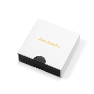 Minimalistische PE-Folie Suspension Schmuck Display Box Quadratisch Kunststoff Anhänger Ring Ohrring Verpackung Mit Papierhülle