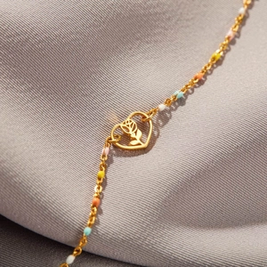 925 Sterling Silver Heart Rose Pendant Bracelet Colorful Beads Enamel Adjustable Chain Jewelry For Women Fashion Accessory