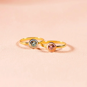 Elegant 925 Sterling Silver Ring Round Rhinestone Enamel Inlay Minimalist Fashion Jewelry For Women Daily Accessories