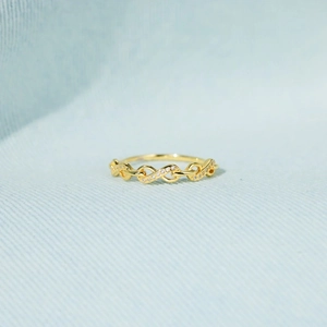 925 Sterling Silver Infinity Ring For Women Gold Plated Lucky 8 Endless Knot Rhinestone Inlaid Fashion Minimalist Jewelry Gift