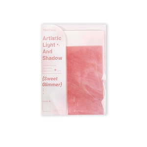 Artistic Light and Shadow scrapbooking paper kit with 23 sheets of textured pink paper