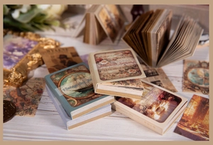 Λεπτομέρεια από vintage χαρτί scrapbooking με χρυσές άκρες και ρετρό λουλουδάτα σχέδια