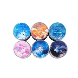 Sky City Series PET decorative tape set with cloud and star illustrations, 6 rolls