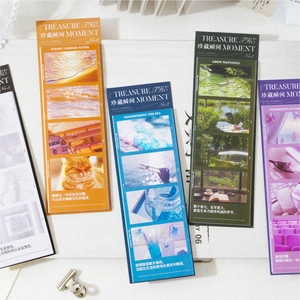 Treasure The Moment Series Scenery Stickers Literary Landscape Photography Printed Stationery Stickers For Journaling DIY