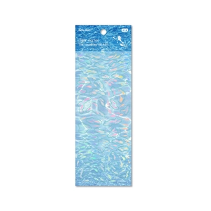 Star series laser hot stamping fish stickers with rainbow texture for scrapbooking
