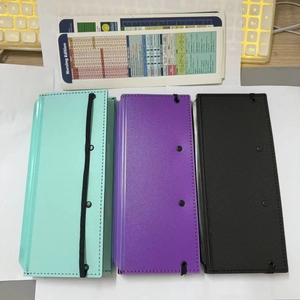 Detail of medical trifold nursing clipboard set with medical reference cards