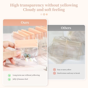 Close-up of clear anti-oxidation jewelry storage bags showing high transparency and soft texture