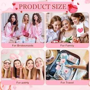 Multiple uses of heart-shaped PVC jewelry pouches for weddings, parties, and travel storage