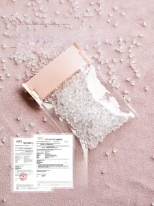 Pink frosted jewelry storage bag with soft texture for anti-oxidation and non-yellowing