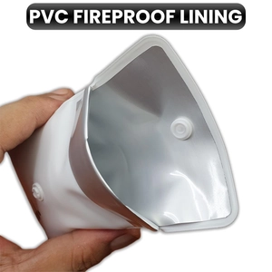Cenicero de bolsillo portátil con funda de EVA y forro de PVC ignífugo para colillas de cigarro