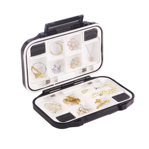 Portable Jewelry Box Double Layer Sealed Waterproof Antioxidant Organizer For Earrings Rings Necklaces Mini Travel Case