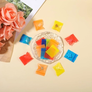 Colorful 1-inch thick mini plastic self-sealing bags for jewelry and small accessories