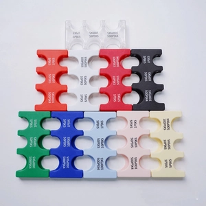 Portable plastic coin organizer holder set in multiple colors for Japanese Yen sorting