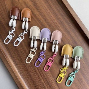 Creative Art Mini High Precision Scissors Portable Tiny Sewing Scissors With Synthetic Leather Sheath And Hook For Crafting