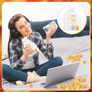 Set regalo patata positiva fatta a mano con bambola all'uncinetto, biglietto e borsa